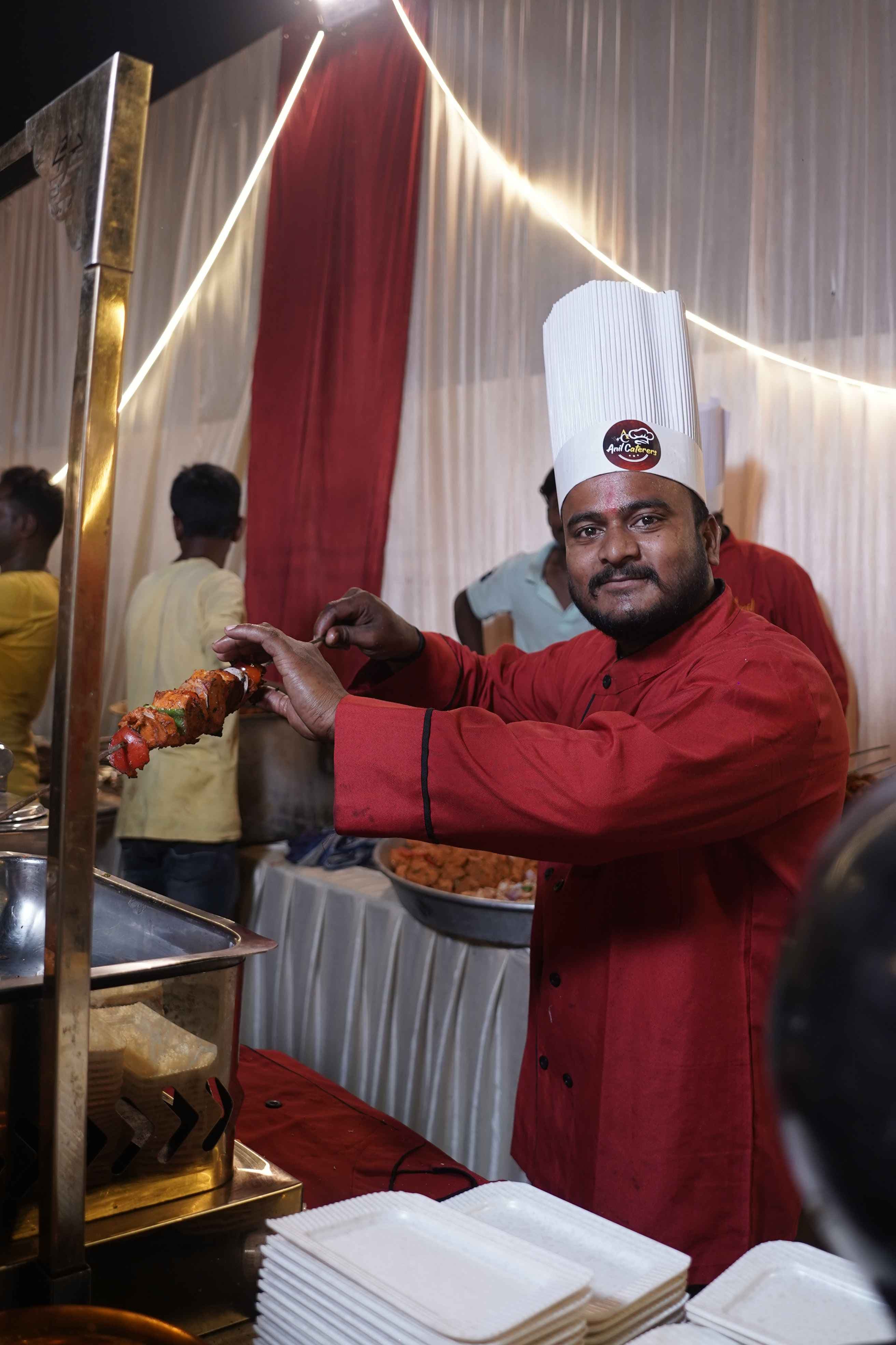 Wedding catering spread by Anil Caterers in Lucknow